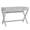 Kari Gray 2-Drawer Campaign Desk -COSCO Store 810543177 1
