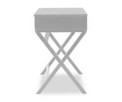 Kari White Lift-Top Campaign Desk -COSCO Store 810543181 4