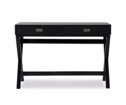 Cami Black X-Base Campaign Style Writing Desk -COSCO Store 810543183 3
