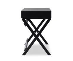 Cami Black X-Base Campaign Style Writing Desk -COSCO Store 810543183 5