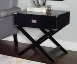 Cami Single Drawer X Base Accent Table -COSCO Store 810543184 A0 7