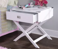 Cami Single Drawer X Base Accent Table -COSCO Store 810543185 2