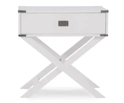 Cami Single Drawer X Base Accent Table -COSCO Store 810543185 3