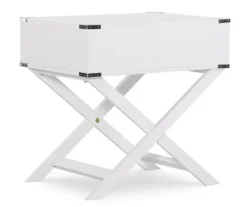 Cami Single Drawer X Base Accent Table -COSCO Store 810543185 4
