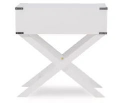 Cami Single Drawer X Base Accent Table -COSCO Store 810543185 5