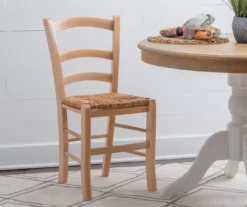 Bordeaux Natural Handwoven Ladder Back Side Chairs, 2-Pack -COSCO Store 810543191 A0 7