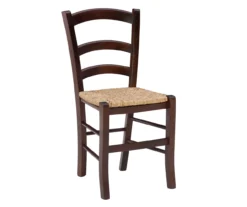 Bordeaux Walnut Handwoven Ladder Back Side Chairs, 2-Pack -COSCO Store 810543200 A0 2