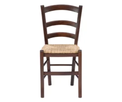 Bordeaux Walnut Handwoven Ladder Back Side Chairs, 2-Pack -COSCO Store 810543200 A0 3