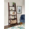 Boston Espresso 5-Shelf Wooden Ladder Bookcase -COSCO Store 810543223 B0