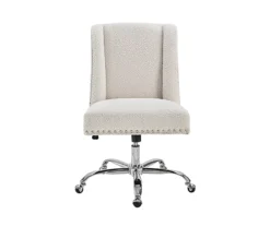 Comfort Home Warm White Sherpa Chair -COSCO Store 810543232 3