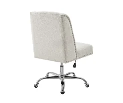 Comfort Home Warm White Sherpa Chair -COSCO Store 810543232 4