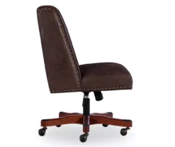 Austin Dark Walnut Upholstered Office Chair -COSCO Store 810543233 A1 3