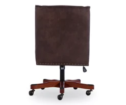 Austin Dark Walnut Upholstered Office Chair -COSCO Store 810543233 A2 5
