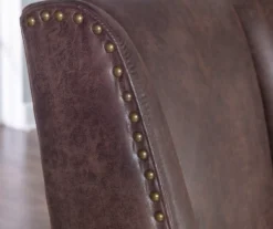 Austin Dark Walnut Upholstered Office Chair -COSCO Store 810543233 A8 7