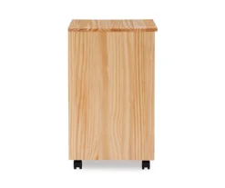 Craft Mate Natural Wood 6-Drawer Rolling Storage Cart -COSCO Store 810543290 4