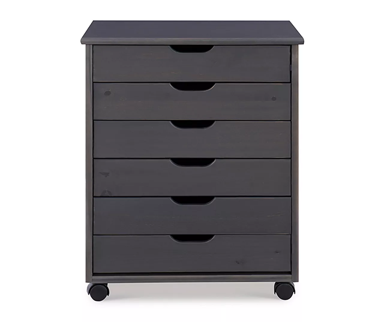 Craft Mate Wide Gray 6-Drawer Rolling Storage Cart 5 Craft Mate Wide Gray 6-Drawer Rolling Storage Cart - Image 3