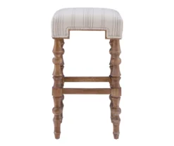 Chilton Brown Striped Backless Bar Stool -COSCO Store 810543327 A1 3