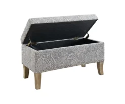 Lisa Seashell Storage Ottoman -COSCO Store 810543334 5