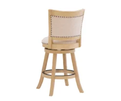 Graham Light Gray Padded Swivel Counter Stool -COSCO Store 810543337 A0 4