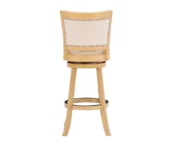 Graham Light Gray Padded Swivel Bar Stool 12 Graham Light Gray Padded Swivel Bar Stool -COSCO Store 810543338 A0 5