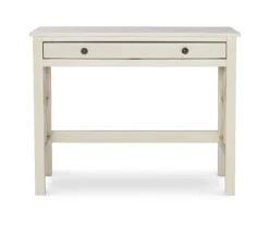 Brynn Antique White Geometric Writing Desk 8 Brynn Antique White Geometric Writing Desk -COSCO Store 810543367 3