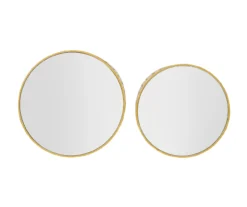 Asher Gold 2-Piece Pierced Metal Nesting Table Set -COSCO Store 810543376 A6 3