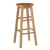 Hue 29" Natural Round Wood Bar Stool -COSCO Store 810543380 1