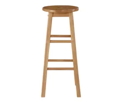 Hue 29" Natural Round Wood Bar Stool -COSCO Store 810543380 4