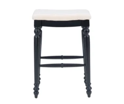 Bristol Black & White Backless Bar Stool -COSCO Store 810543396 A0 2