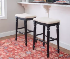 Bristol Black & White Backless Bar Stool -COSCO Store 810543396 A0 7