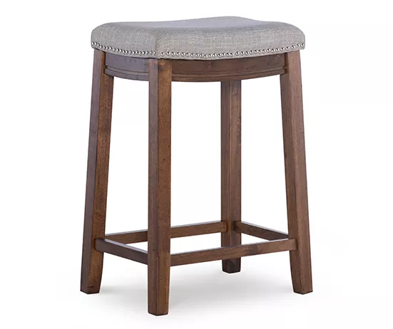 Brooke 26" Backless Nailhead Counter Stool 4 Brooke 26" Backless Nailhead Counter Stool - Image 2