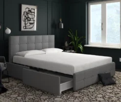 Atwater Living DHP Ryder Linen Upholstered Bed With Storage -COSCO Store 810543649 6