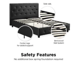 DHP Dana Faux Leather Upholstered Queen Bed -COSCO Store 810543735 2