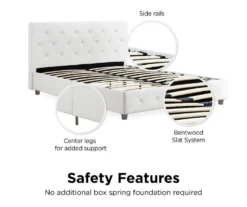 DHP Dana Faux Leather Upholstered Queen Bed -COSCO Store 810543736 2