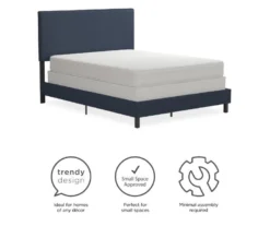 Atwater Living DHP Jazmine Linen Upholstered Queen Bed -COSCO Store 810543815 1