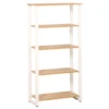 Dorm Essentials Oak & White 4-Shelf Bookcase -COSCO Store 810559115 1