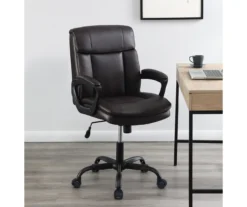 Real Living Faux Leather Office Chair -COSCO Store 810559968 11