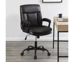 Real Living Faux Leather Office Chair -COSCO Store 810559968