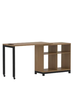 Real Living Seven Hills Metal & Melamine 4-Cube Pivot Desk With USB Charging -COSCO Store 810561090 21