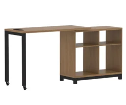 Real Living Seven Hills Metal & Melamine 4-Cube Pivot Desk With USB Charging -COSCO Store 810561090 3