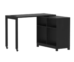 Real Living Seven Hills Metal & Melamine 4-Cube Pivot Desk With USB Charging -COSCO Store 810561092 2