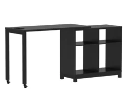 Real Living Seven Hills Metal & Melamine 4-Cube Pivot Desk With USB Charging -COSCO Store 810561092 3