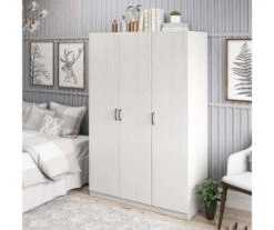 Ivory Oak 3-Door Storage Wardrobe -COSCO Store 810561398 2