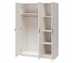 Ivory Oak 3-Door Storage Wardrobe -COSCO Store 810561398 21