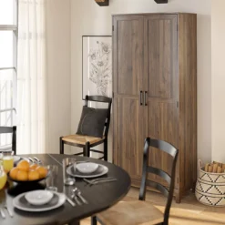 Seven Hills Columbia Walnut 2-Door Storage Cabinet -COSCO Store 810563167 41