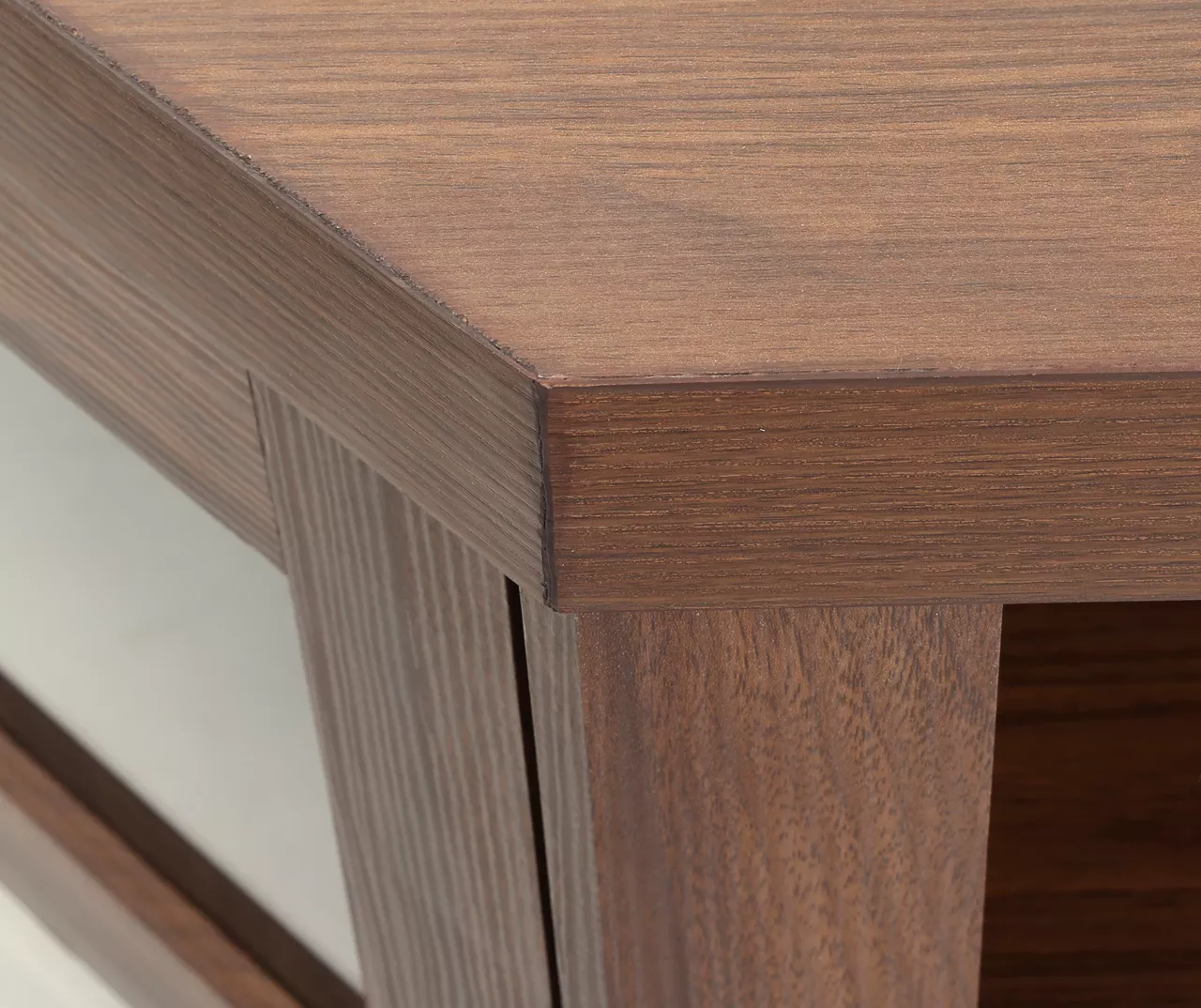 48" Brown Corner Electric Fireplace Console 5 48" Brown Corner Electric Fireplace Console - Image 3