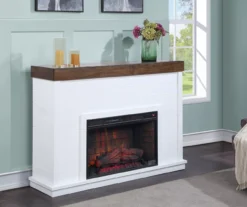 62" Grand Shiplap & Beam Electric Fireplace -COSCO Store 810570729 4