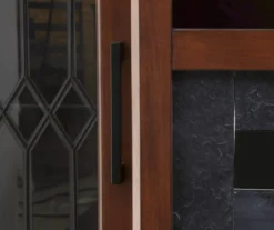 66" Heirloom Cherry Electric Fireplace Console -COSCO Store 810570830 1 1