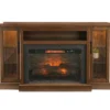 66" Heirloom Cherry Electric Fireplace Console -COSCO Store 810570830 1