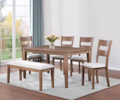 Marley Light Walnut Upholstered Dining Chairs, 2-Pack 7 Marley Light Walnut Upholstered Dining Chairs, 2-Pack -COSCO Store 810579821 810579500 810579822 1